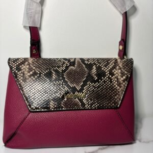 Bolsa Mimi-moi Elegance Snake Bordô